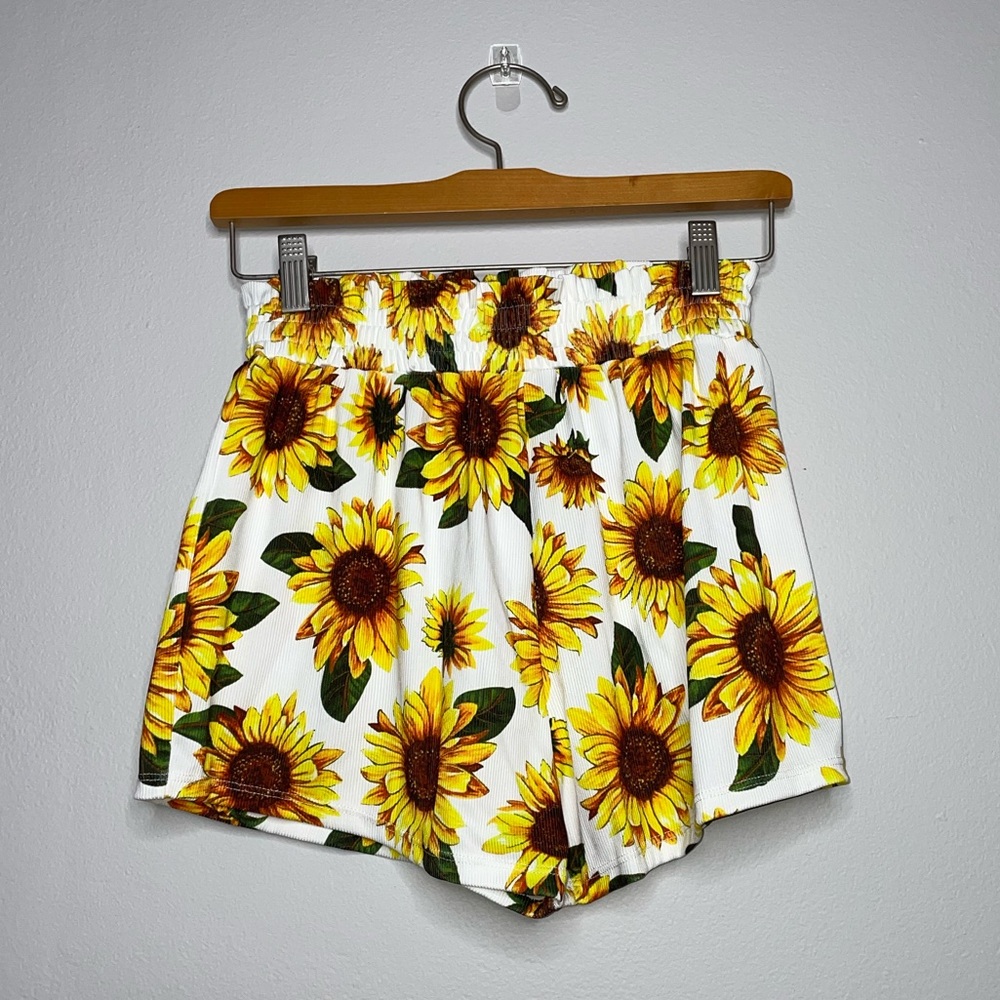 Sunflower High Waisted Shorts